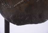 MARLY, Torso e cobra - Escultura de bronze sobre base de mármore. Assinada.
