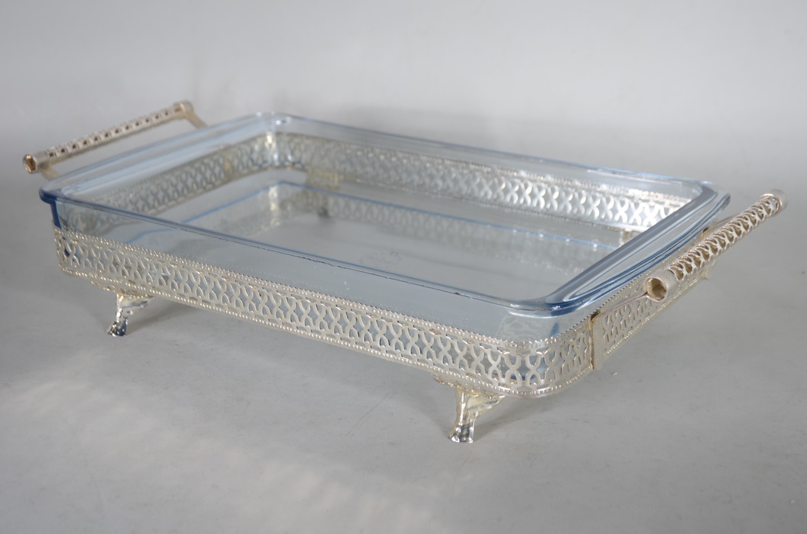 Seis porta pirex de metal prateado de diversos modelos. - foto 3 de 7