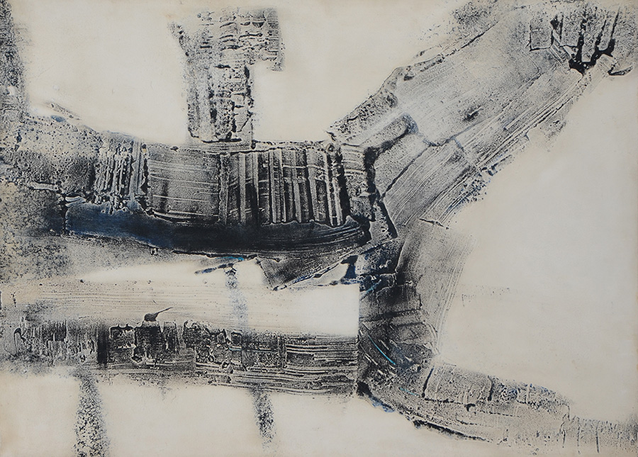 GILDA AZEVEDO - Abstrato - osm - 110 x 80 - datado 1971 (Ex coleção... - foto 2 de 4