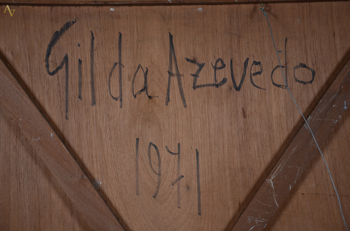 GILDA AZEVEDO - Abstrato - osm - 110 x 80 - datado 1971 (Ex coleção... - foto 4 de 4