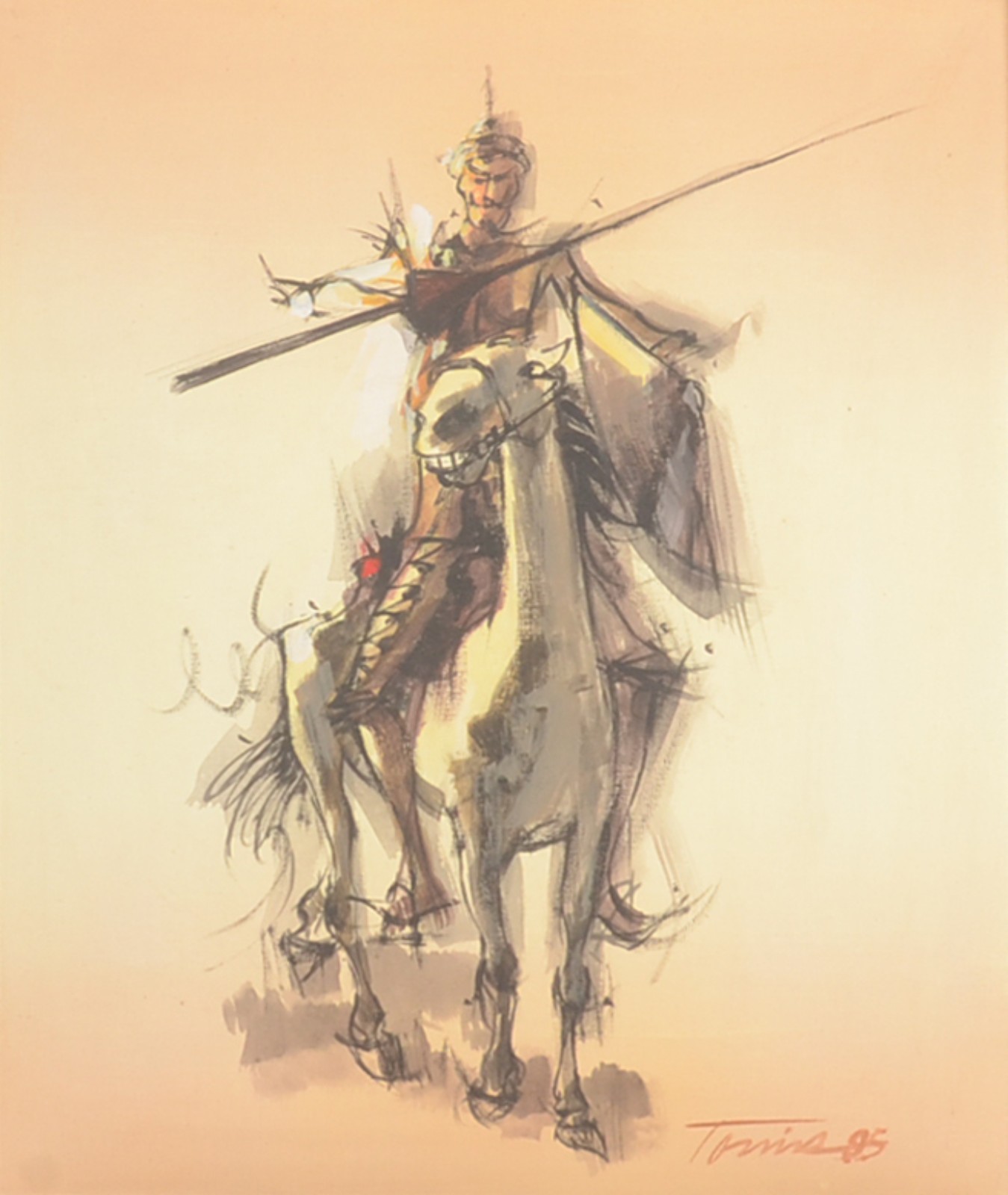 Assinatura não identificada, Dom Quixote - foto 1 de 4