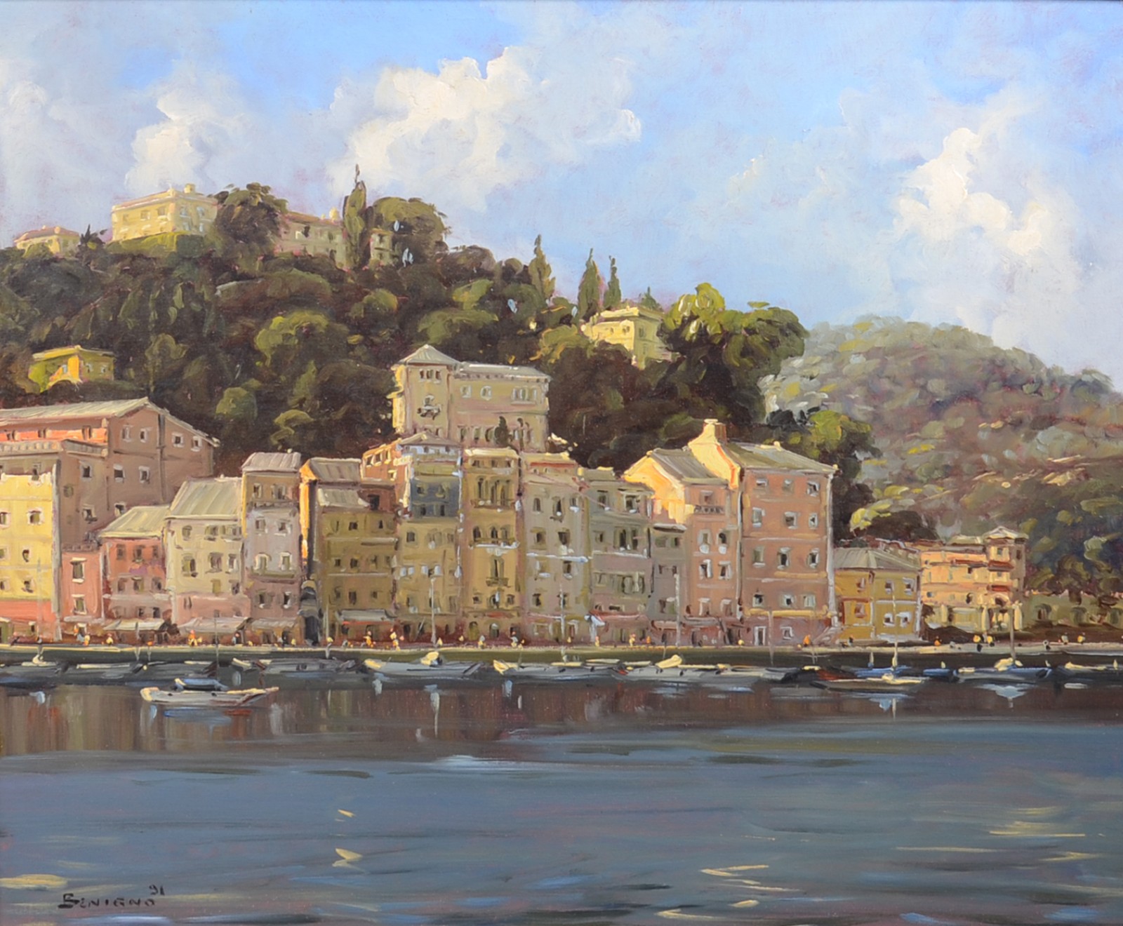 José Benigno (1955), Um Trecho de Porto Fino - Genova - Itália - foto 1 de 5