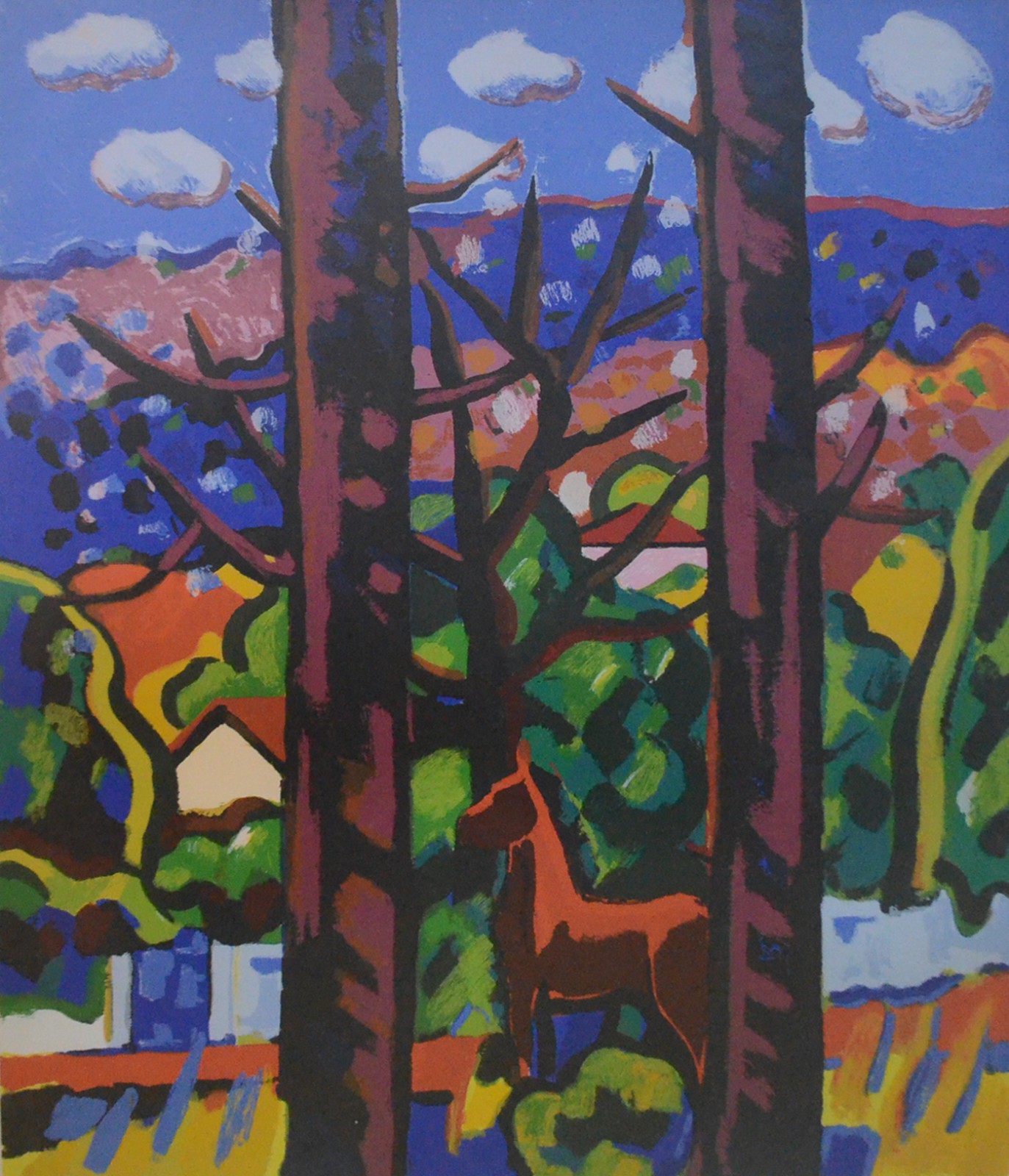 Inimá de Paula (1918-1999), Paisagem com Cavalo - foto 1 de 5