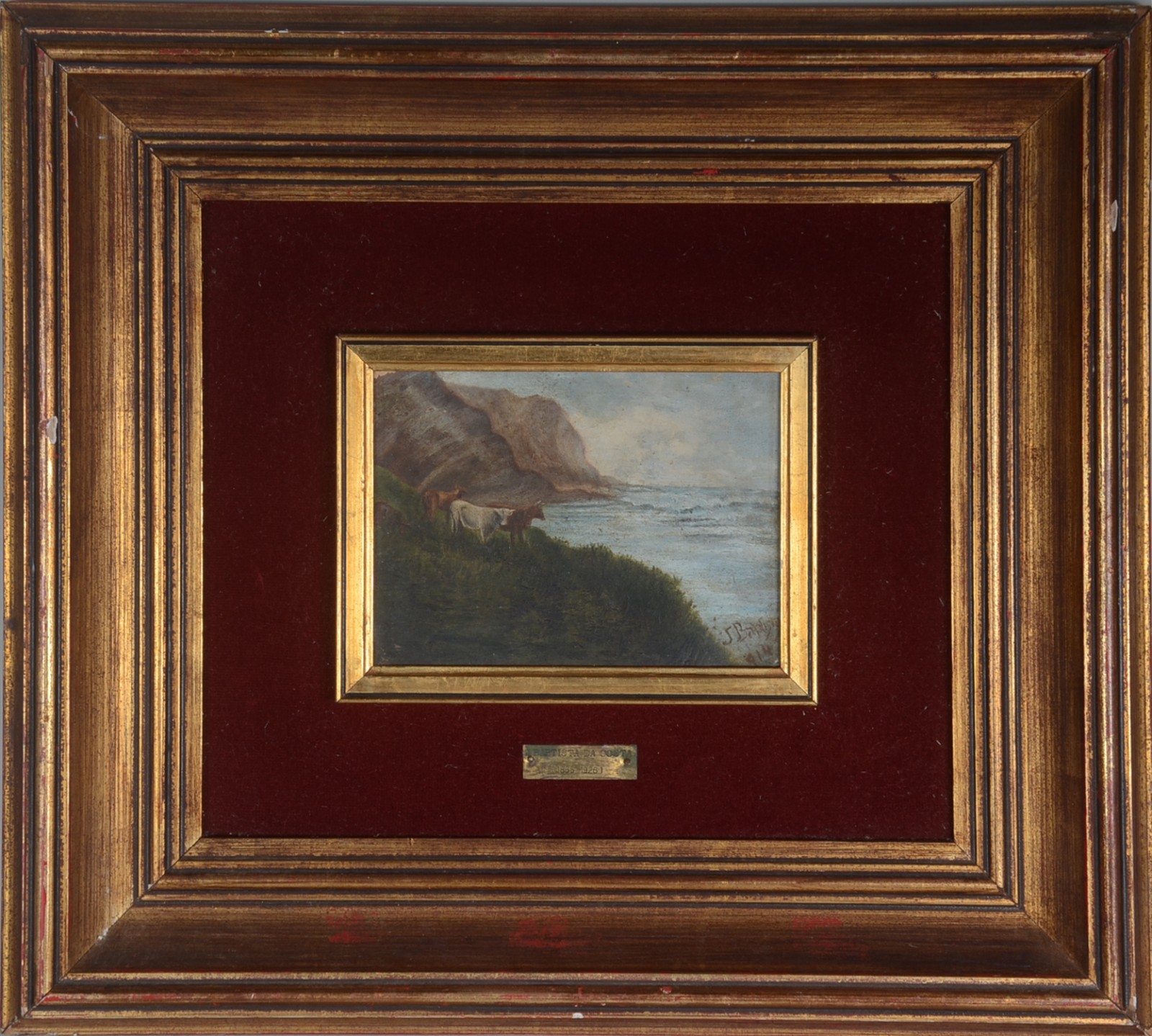 Baptista da Costa  (1865-1926), Paisagem com Marinha - foto 2 de 5