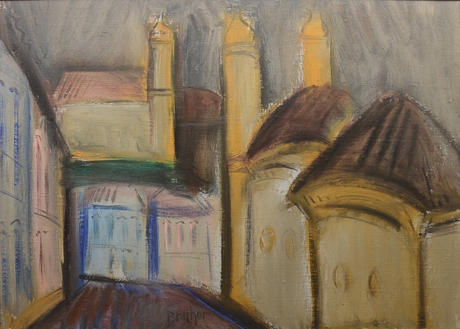 Carlos Bracher (1940), Duas Igrejas - foto 1 de 4