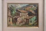 Durval Pereira (1917-1984), Casário - Óleo sobre tela.