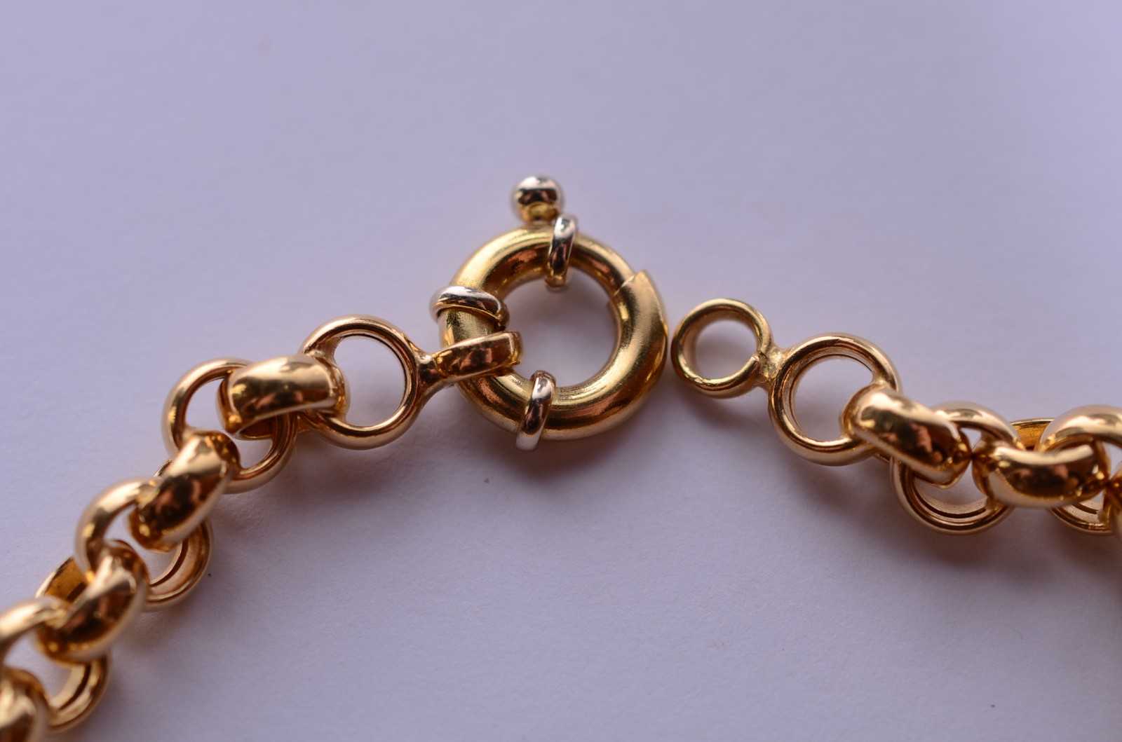 Pulseira de ouro 18 k., contraste 750 mls. (Por motivos de segurança... - foto 2 de 5