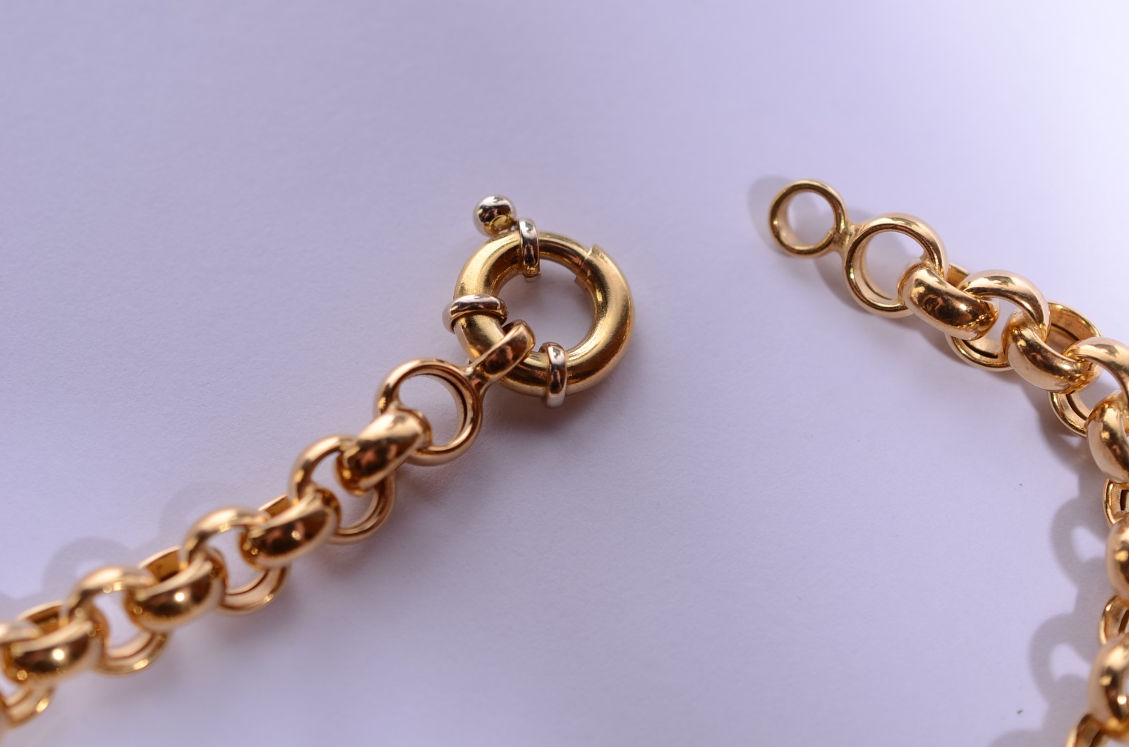 Pulseira de ouro 18 k., contraste 750 mls. (Por motivos de segurança... - foto 4 de 5