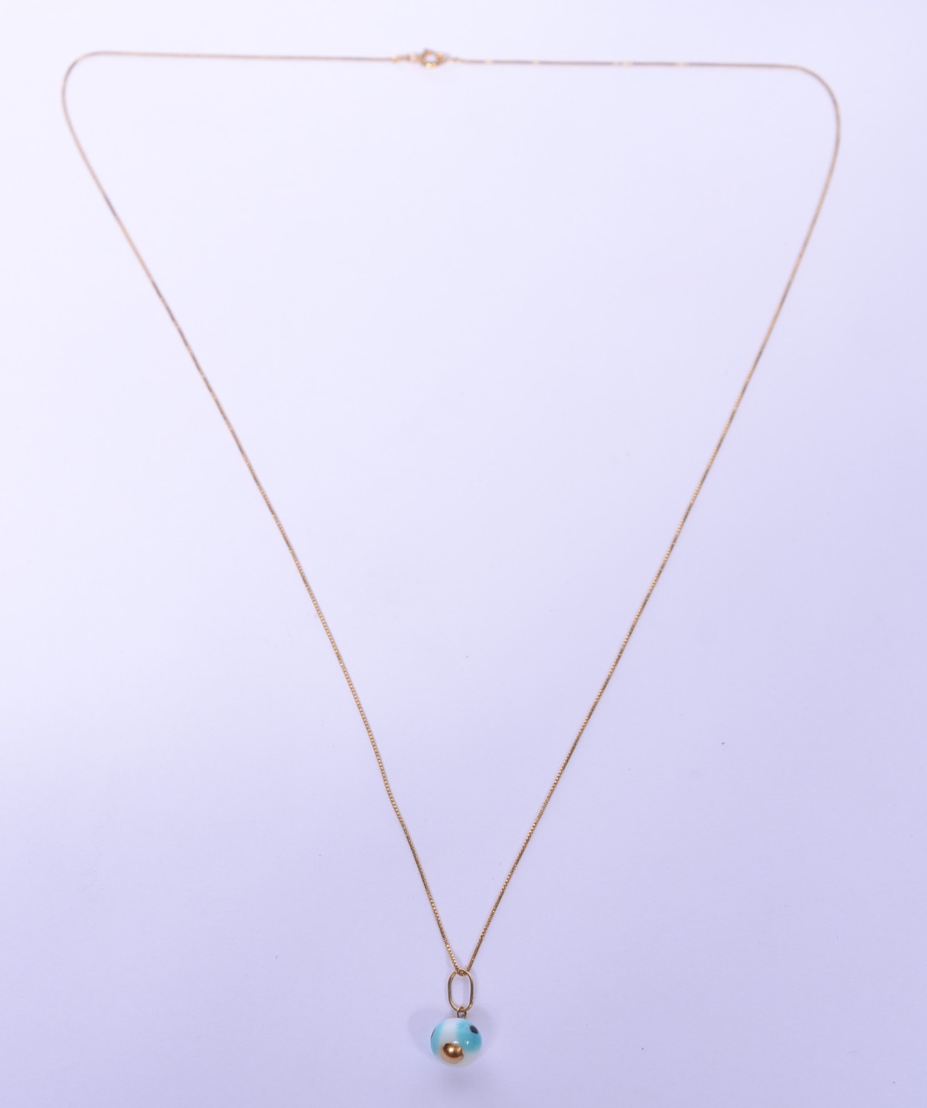 Colar com pendente de ouro 18 k., contraste 750 mls. (Por motivos de... - foto 2 de 7