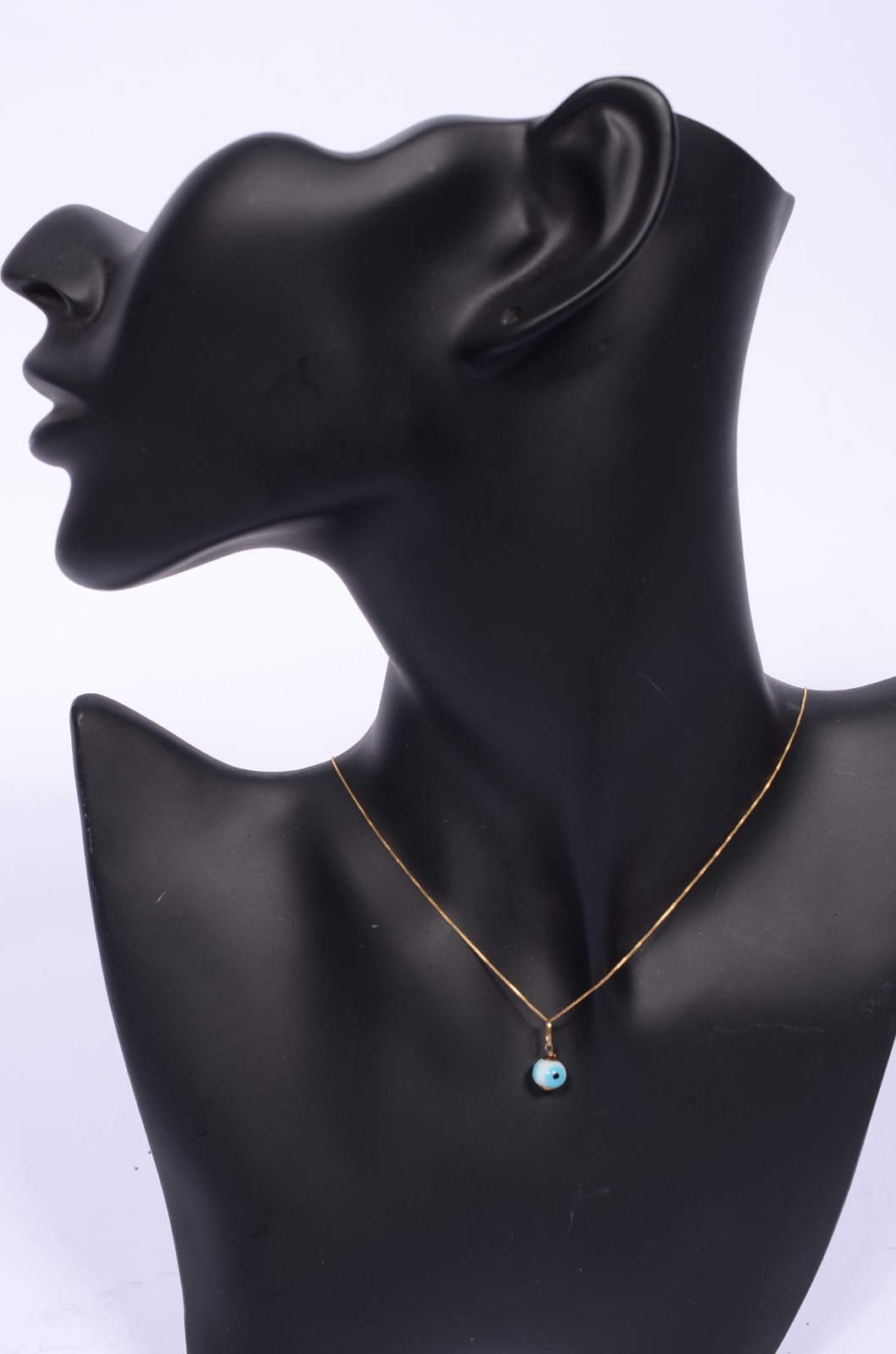 Colar com pendente de ouro 18 k., contraste 750 mls. (Por motivos de... - foto 7 de 7