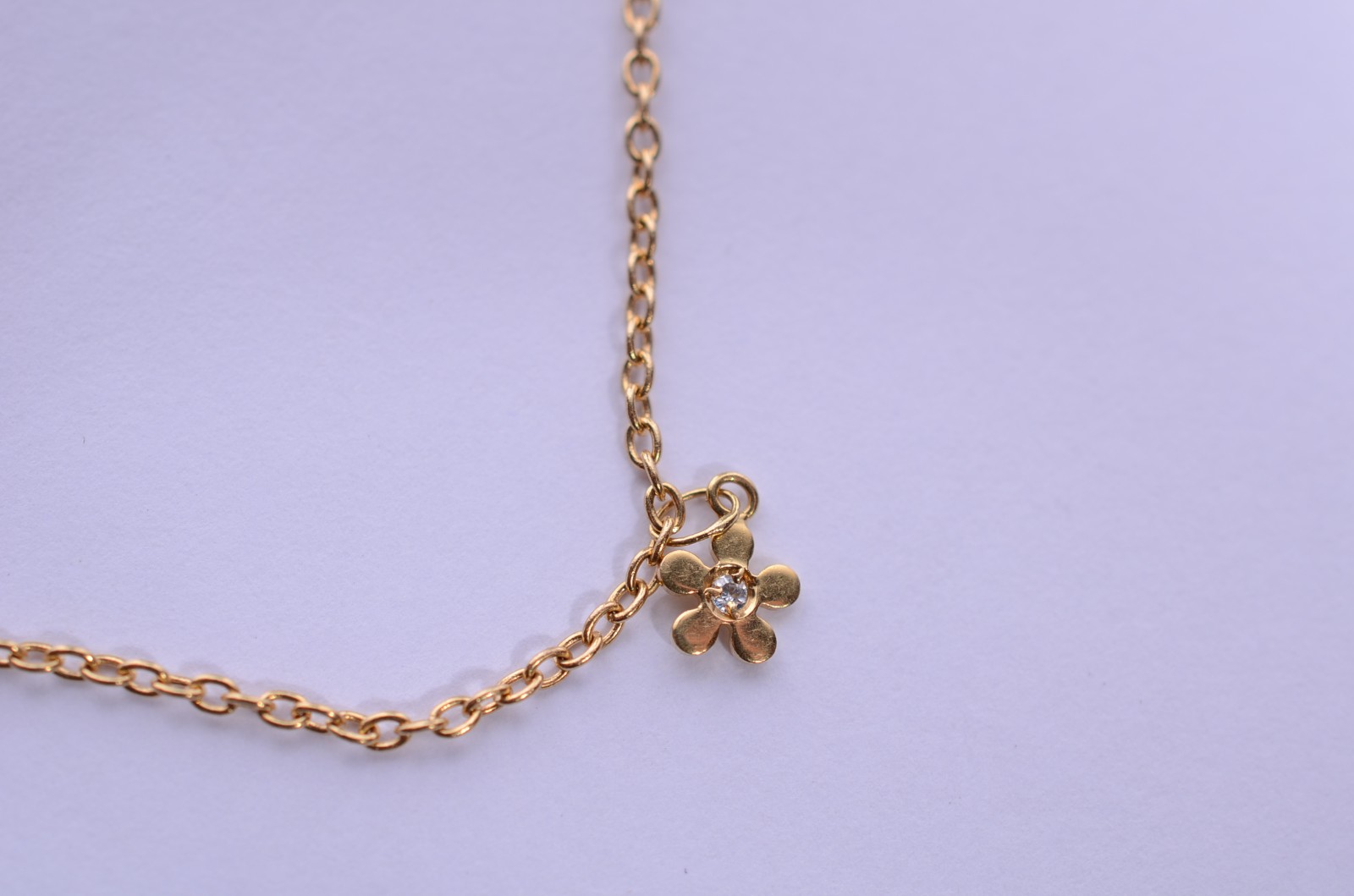 Tornozeleira de ouro 18 k., contraste 750 mls. (Por motivos de... - foto 1 de 5
