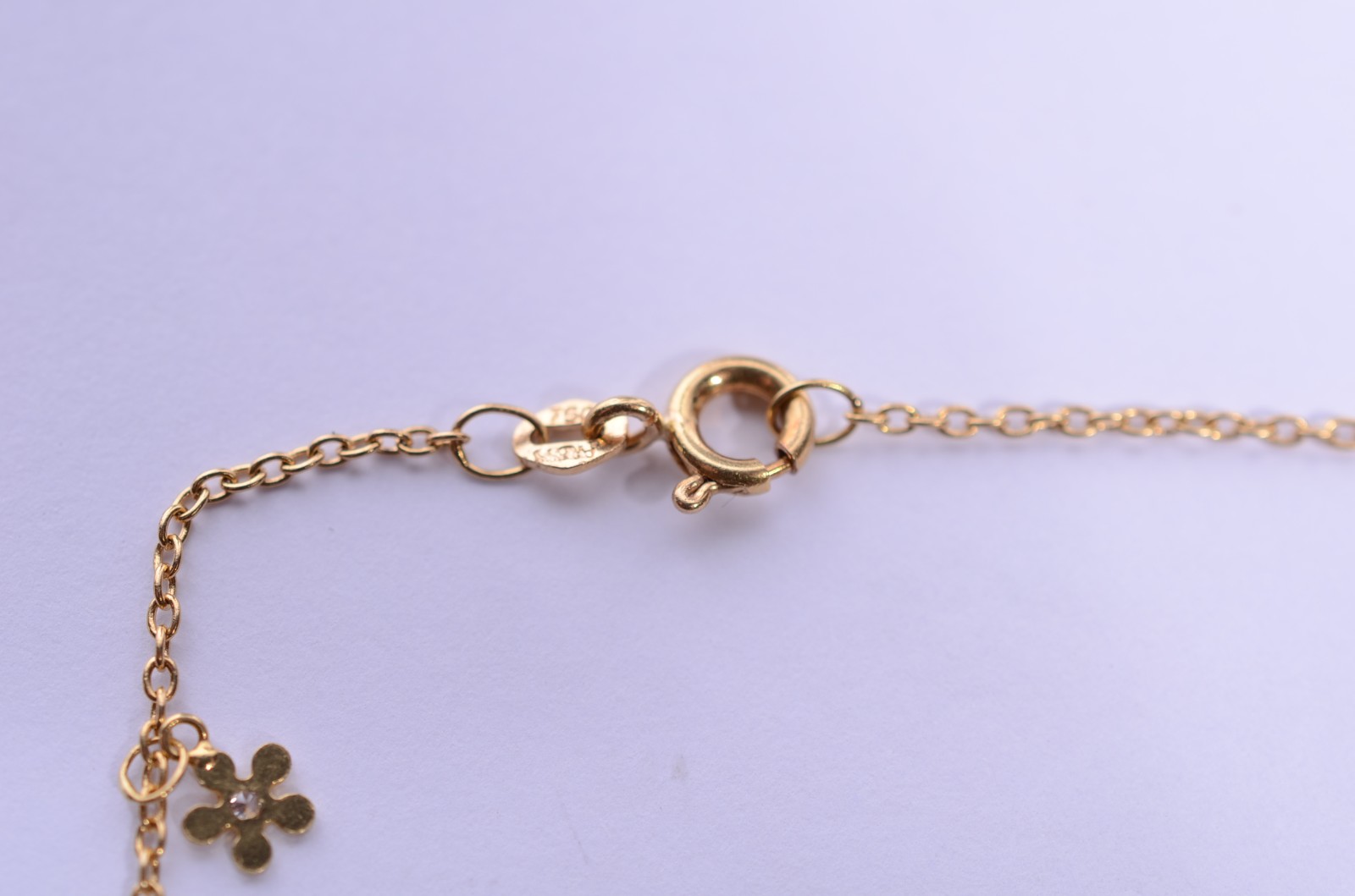 Tornozeleira de ouro 18 k., contraste 750 mls. (Por motivos de... - foto 4 de 5