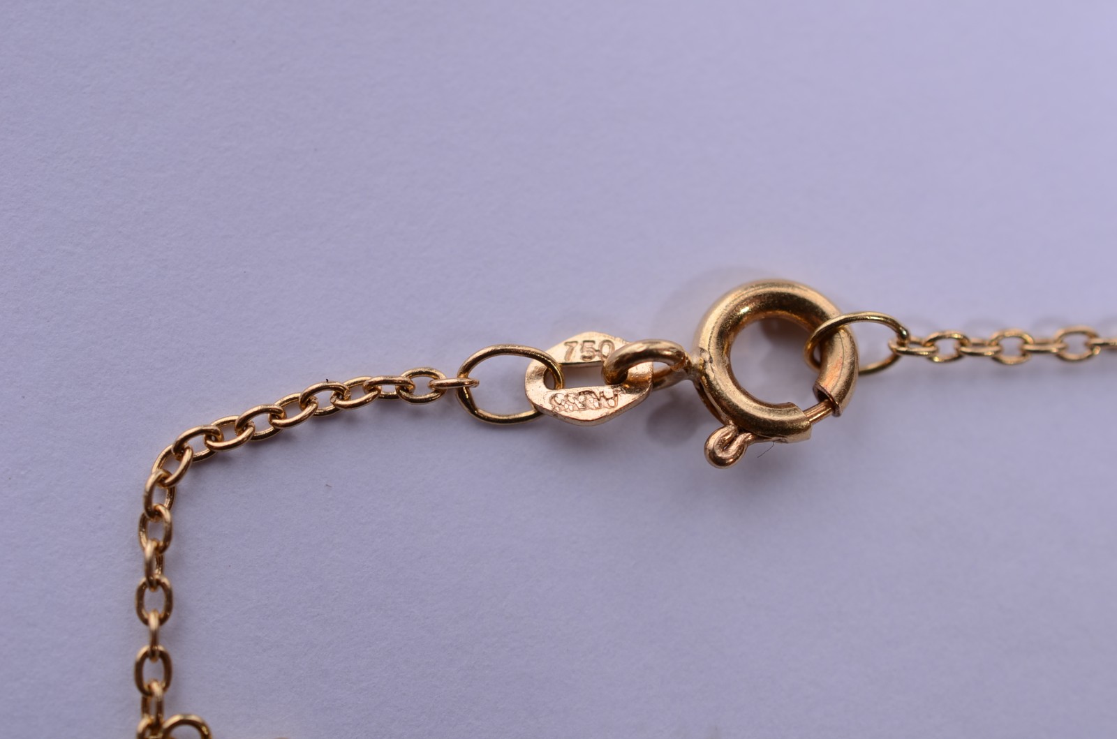 Tornozeleira de ouro 18 k., contraste 750 mls. (Por motivos de... - foto 5 de 5