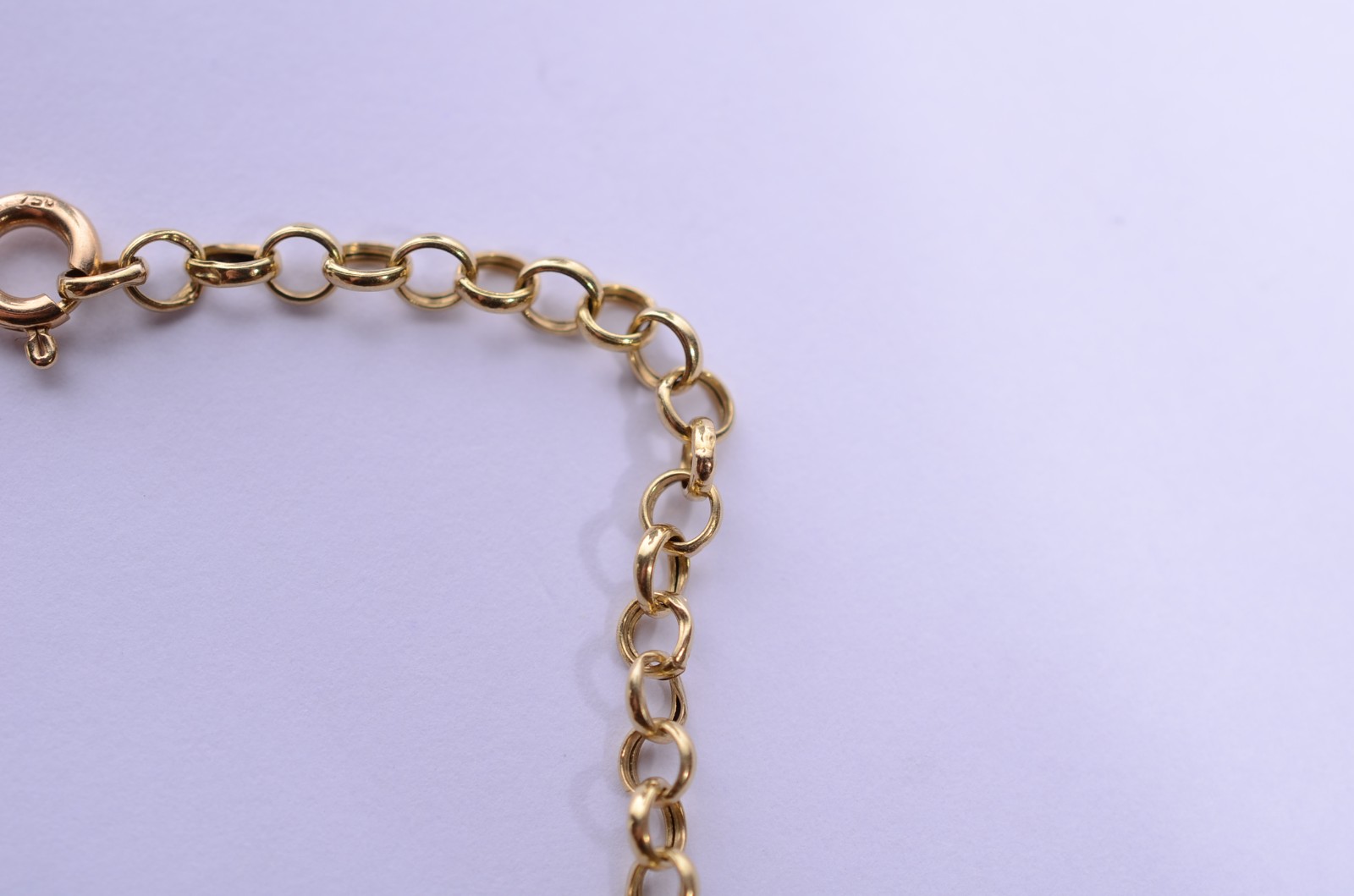 Pulseira de ouro 18 k., contraste 750 mls, élos portugueses. (Por... - foto 3 de 6