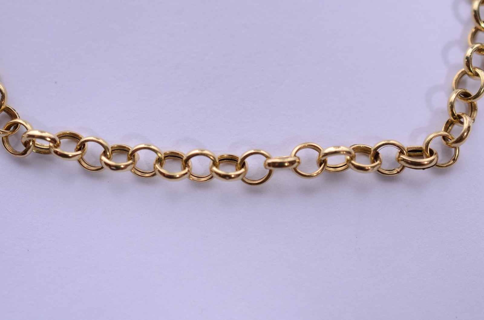 Pulseira de ouro 18 k., contraste 750 mls, élos portugueses. (Por... - foto 4 de 6