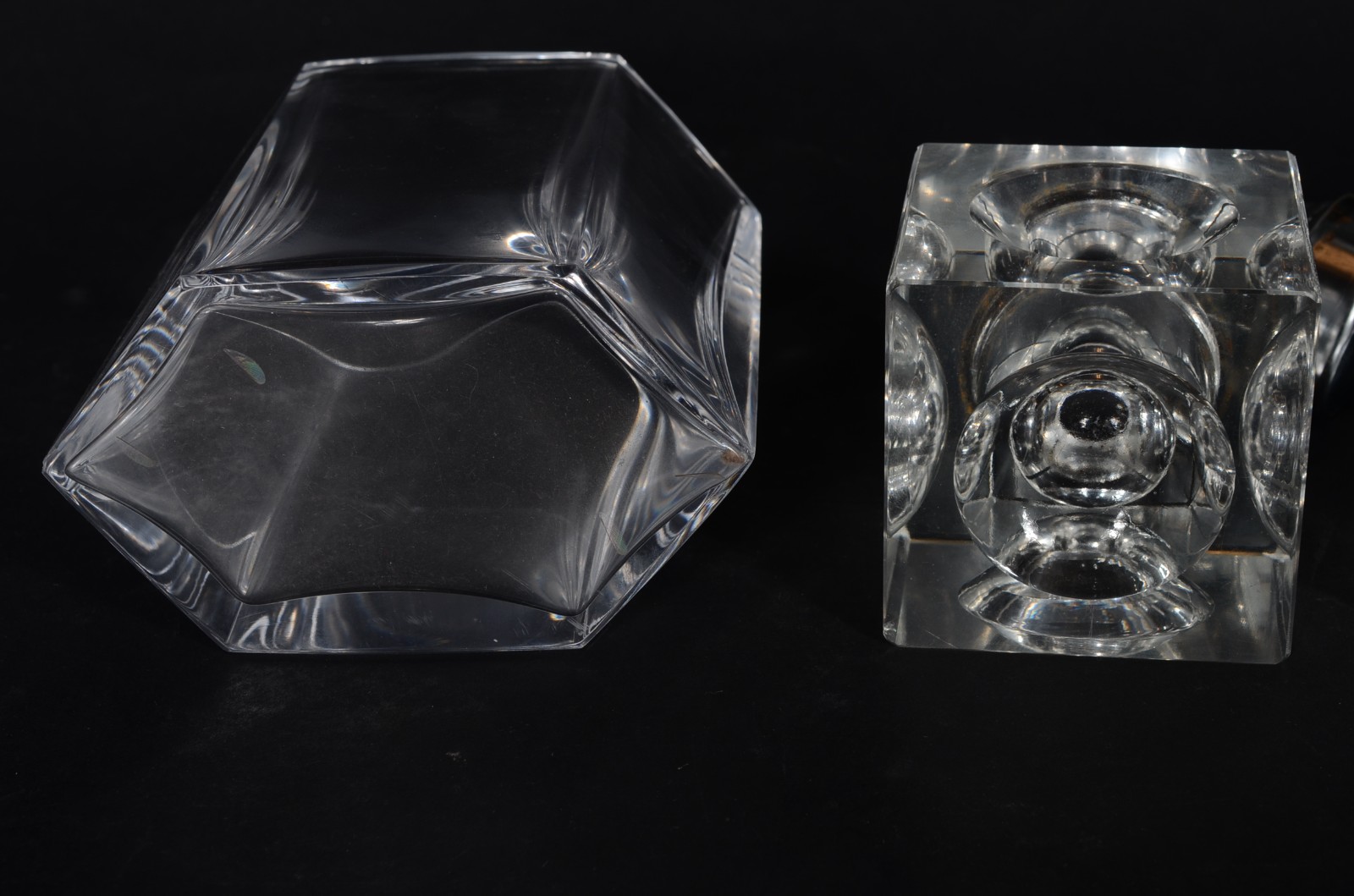 Quatro peças de cristal para escritório. - foto 6 de 6