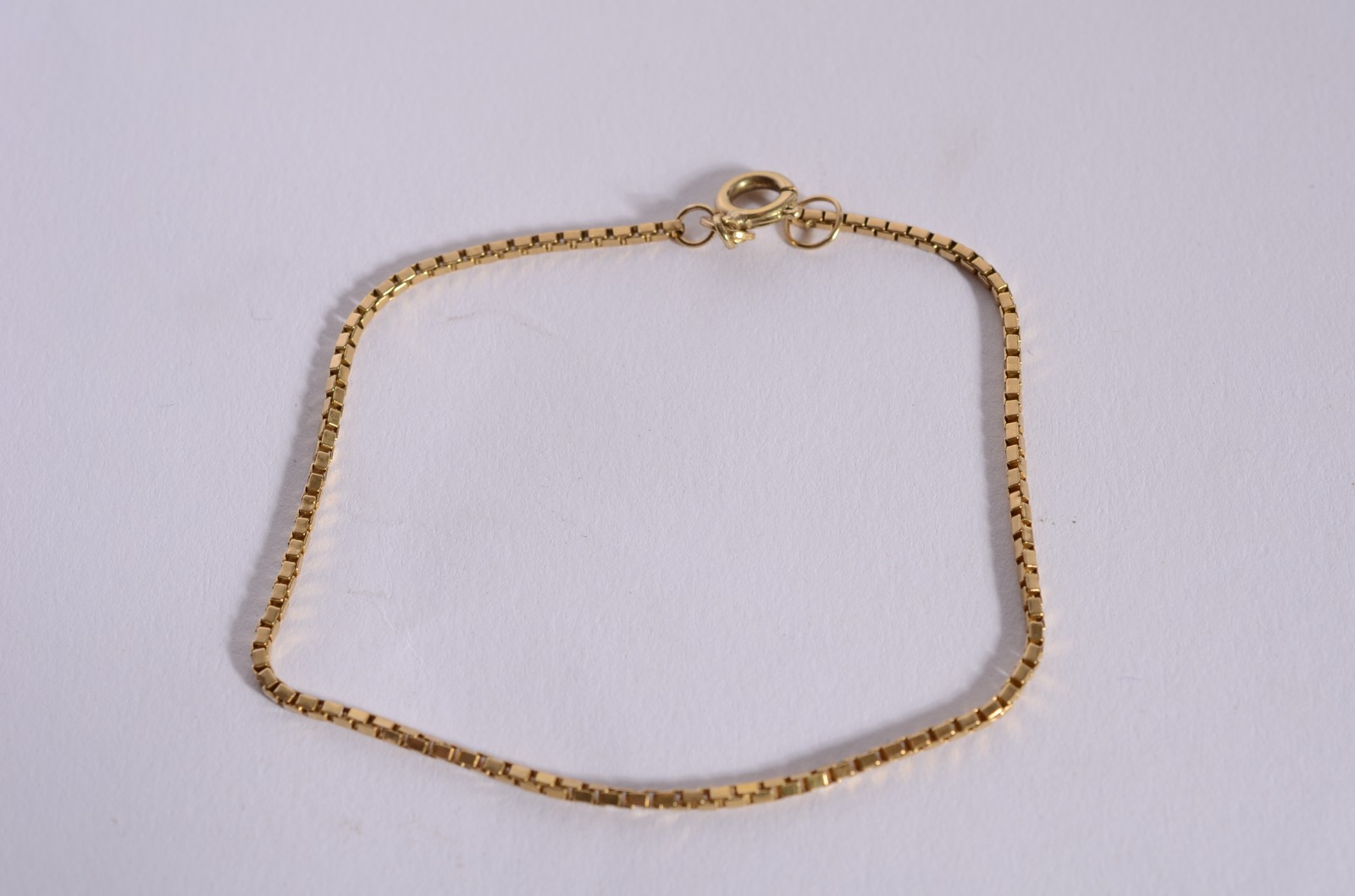 Pulseira de ouro 18 k., contraste 750 mls. (Por motivos de segurança... - foto 1 de 3