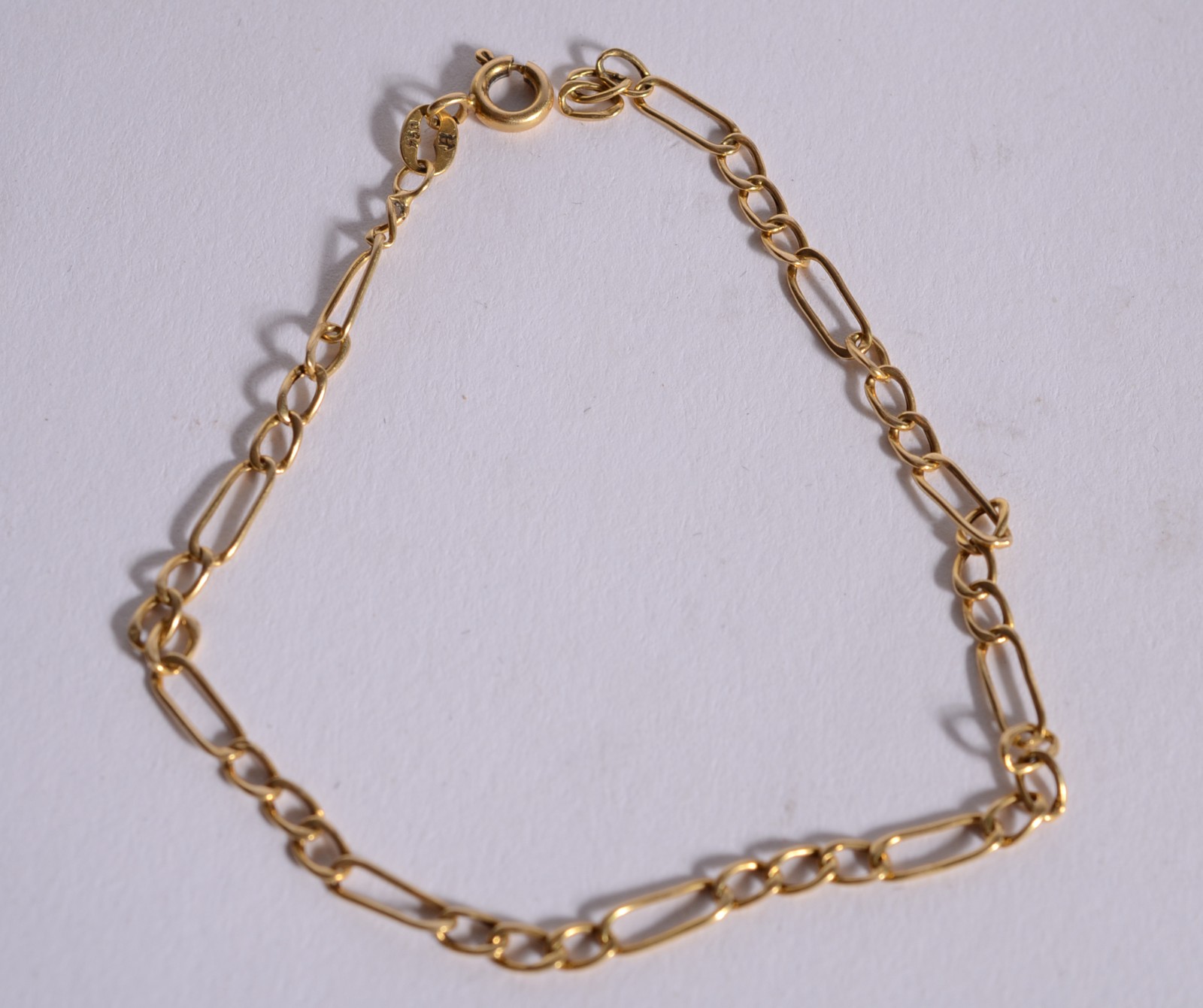 Pulseira de ouro 18 k., contraste 750 mls.(Por motivos de segurança a... - foto 1 de 3