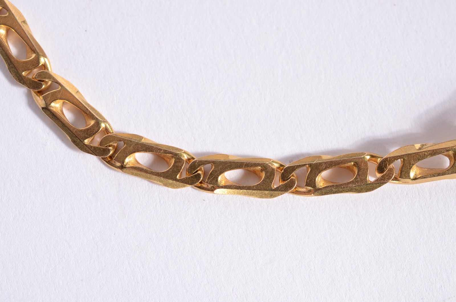 Pulseira de ouro 18 k. (Por motivos de segurança a peça não se... - foto 1 de 4