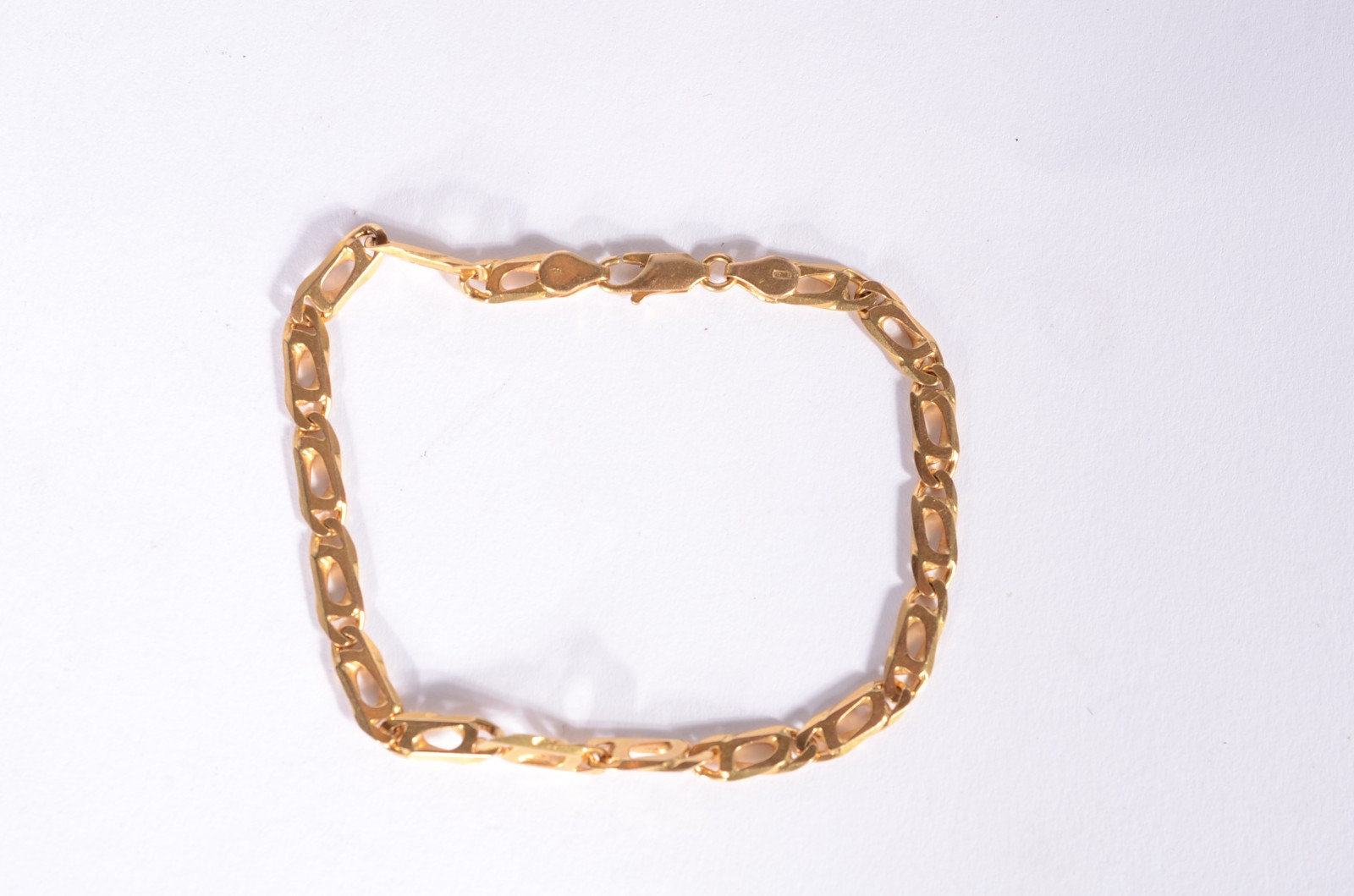 Pulseira de ouro 18 k. (Por motivos de segurança a peça não se... - foto 2 de 4