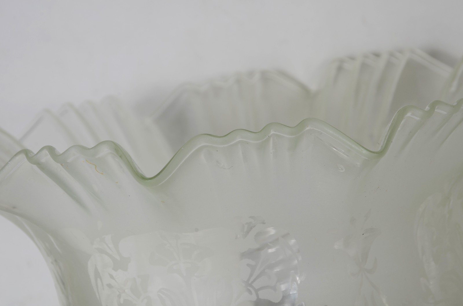 Par de apliques de cristal com mangas foscas. - foto 7 de 10