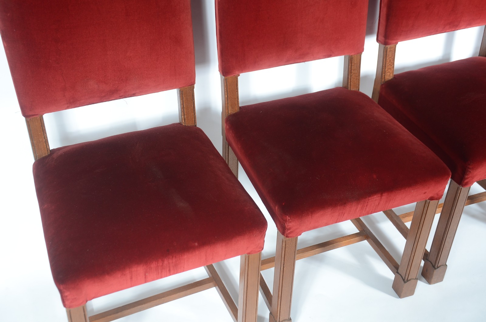 Conjunto com 10 cadeiras de madeira nobre para sala de jantar... - foto 2 de 7