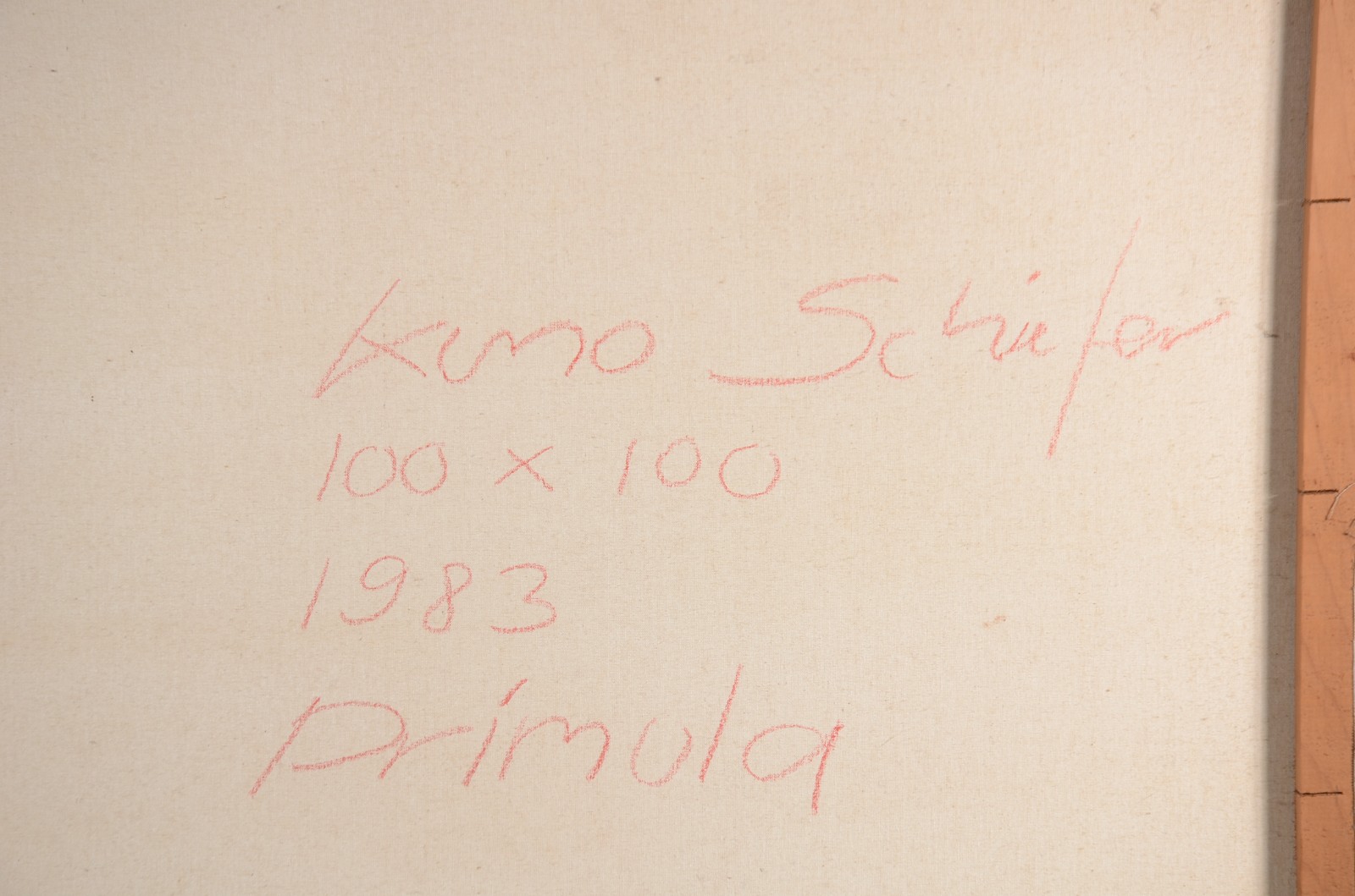 Kuno Schiefer (1948-1992), Prímula - foto 5 de 5
