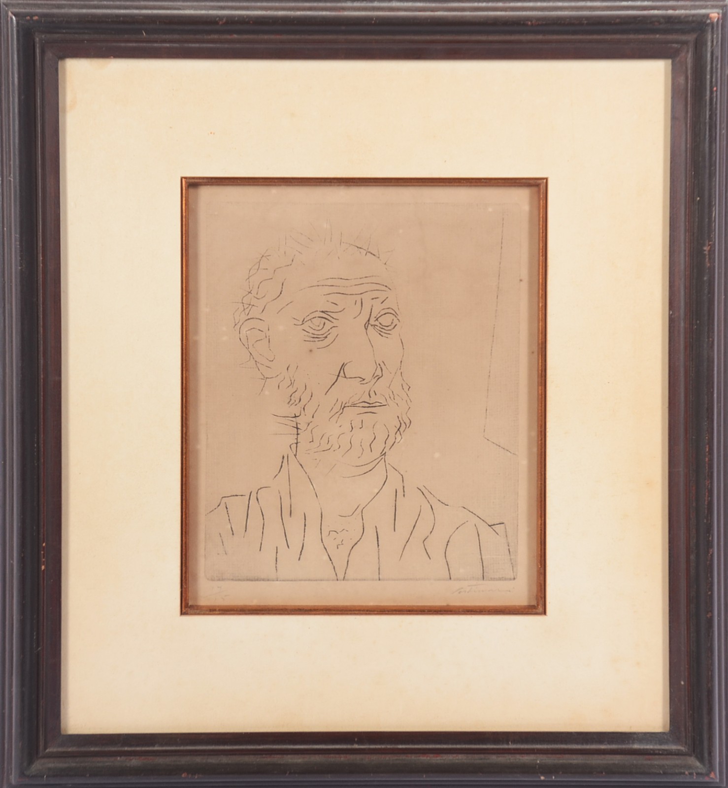 Cândido Portinari (1903-1962), Cabeça de velho - foto 2 de 6