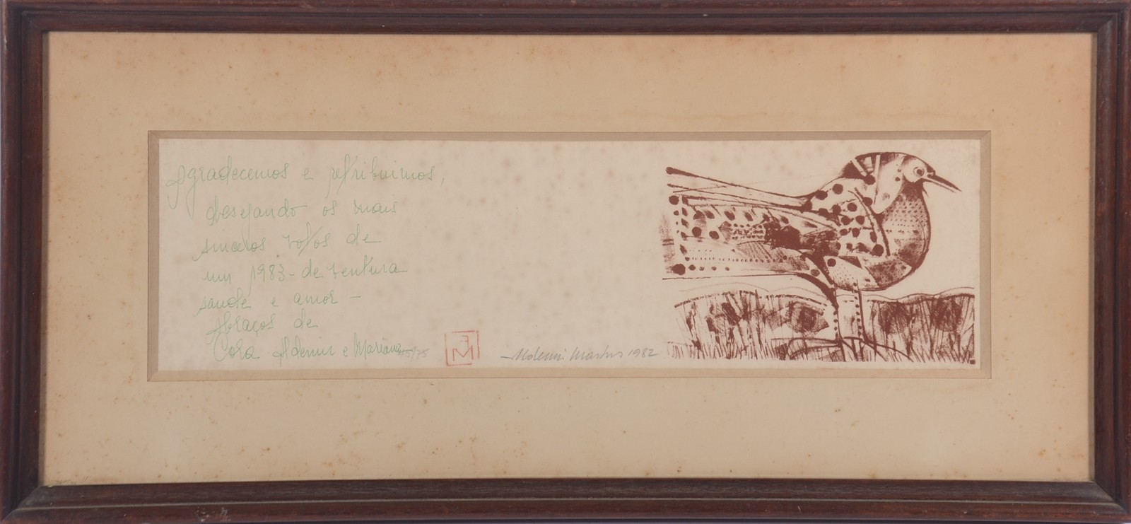 Aldemir Martins (1922-2006), Pássaro - foto 2 de 6