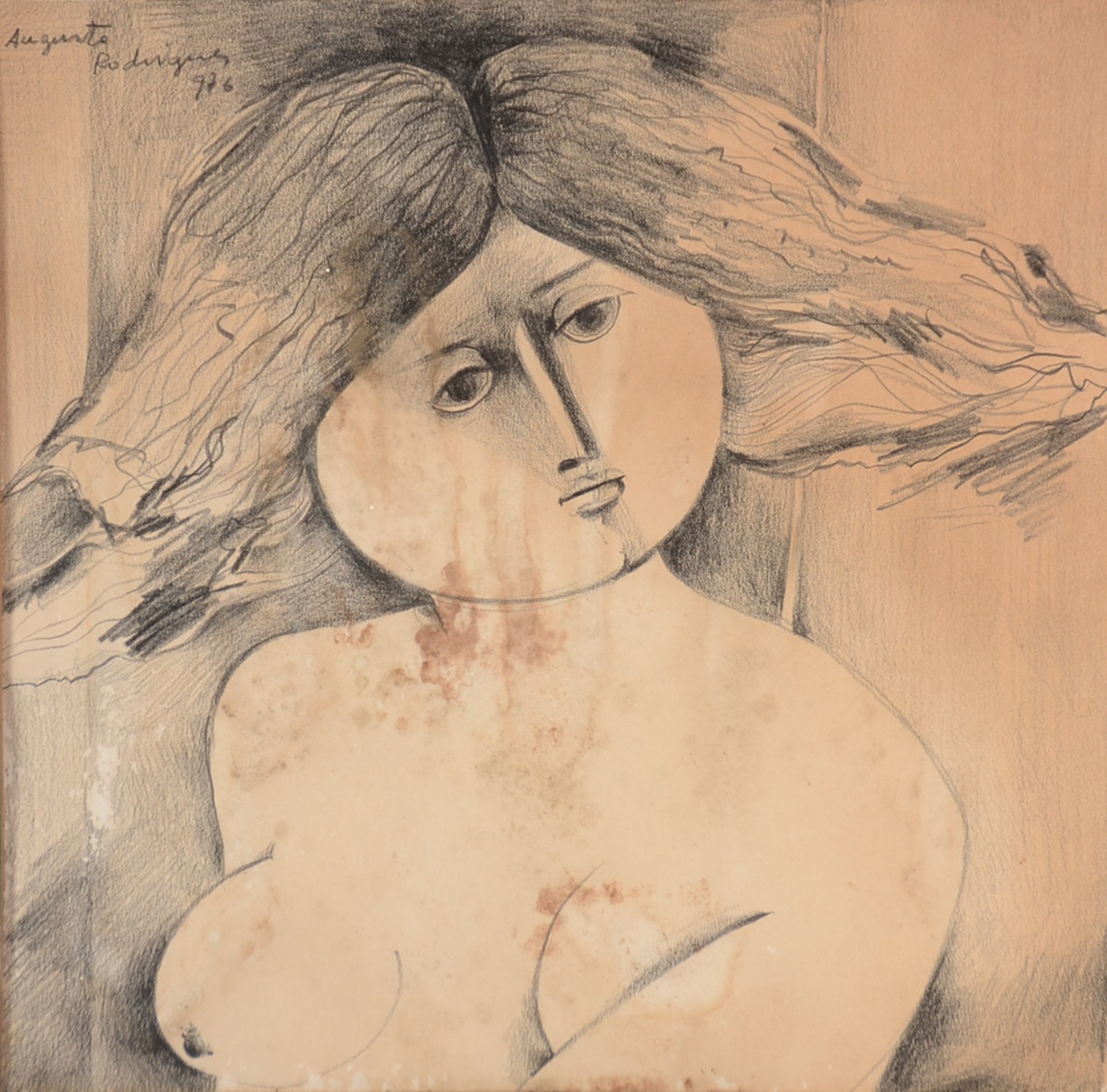 Augusto Rodrigues (1913-1993), Figura Feminina - foto 1 de 7