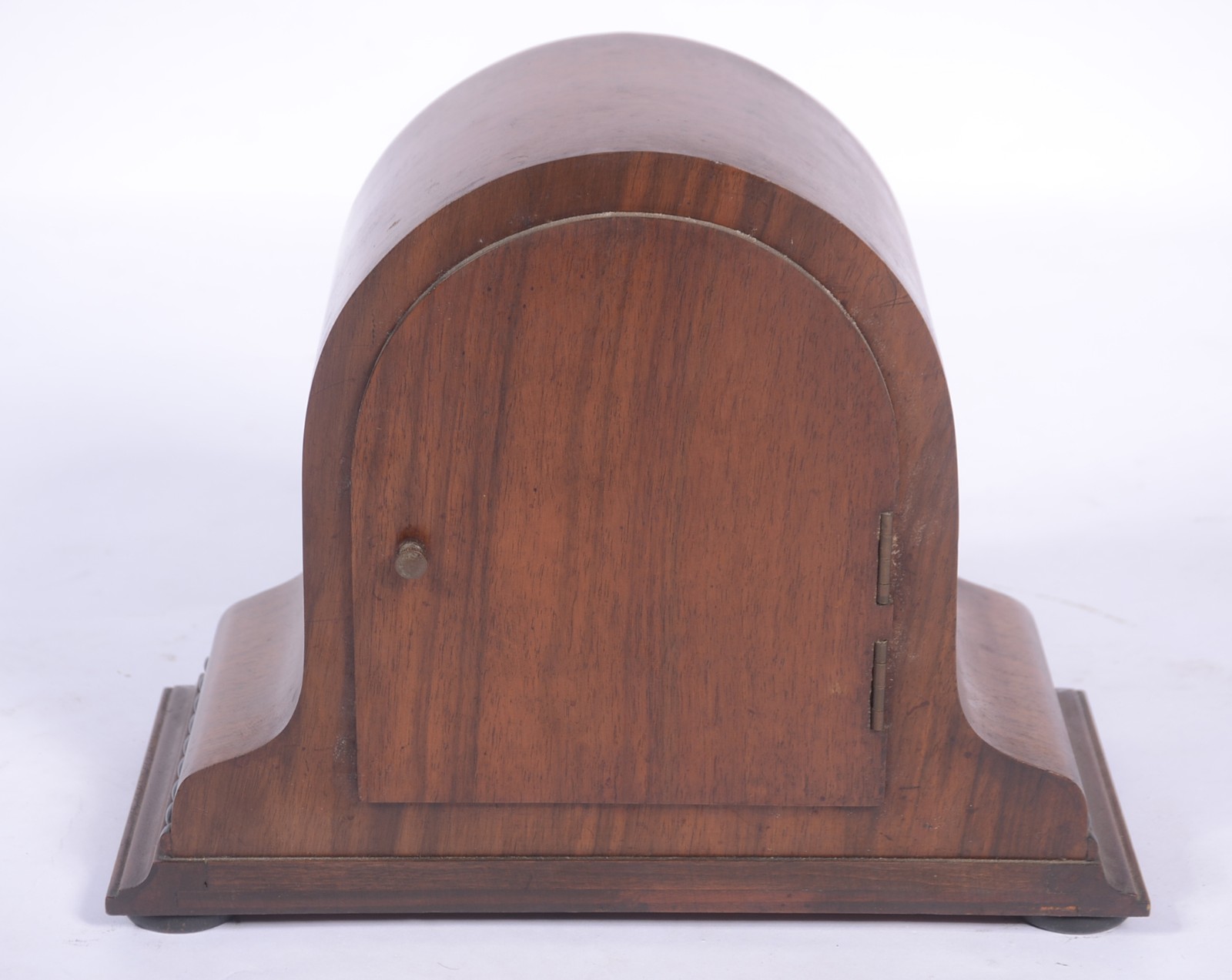 Relógio de mesa, marca Junghans, caixa de madeira. Funcionando. - foto 6 de 10