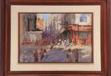 Virgílio Dias (1956), Rua da Alfandega - Óleo sobre tela - datado 1991.