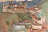 Emeric Marcier (1916-1990), Ouro Preto - Vista ... - Óleo sobre tela - datado 1981.