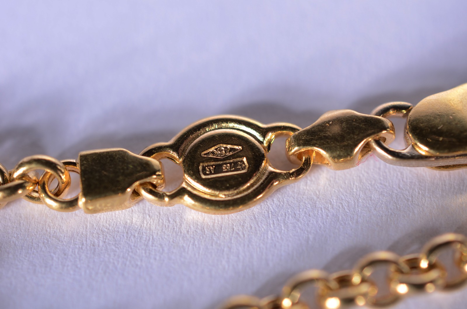 Pulseira de ouro 18 k., contraste 750 mls feitio elós portugueses... - foto 5 de 6