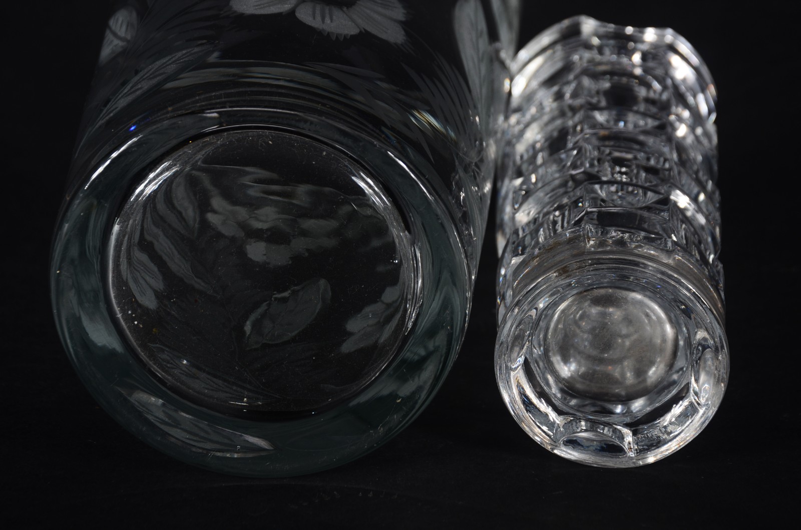 Dois vasos de cristal diversos modelos. - foto 10 de 10