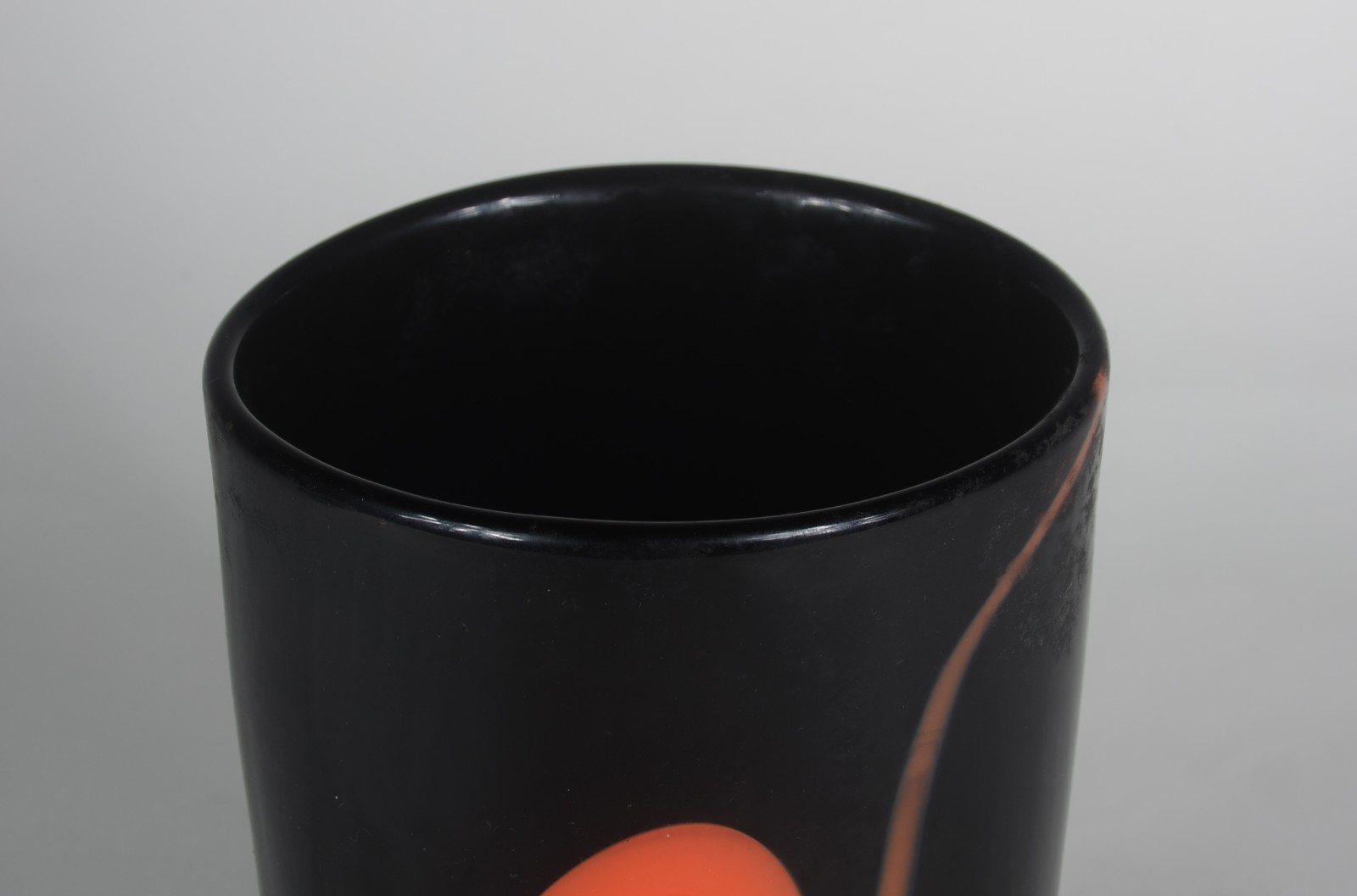 Vaso de vidro decorativo "GlasMagasinet", assinado. - foto 2 de 6
