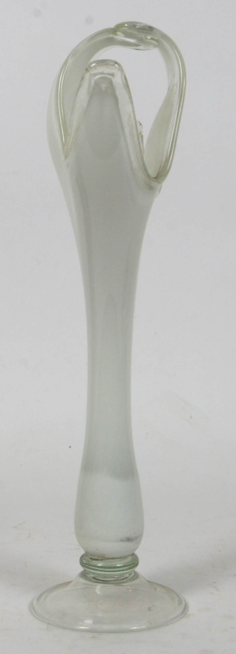 Jarra decorativa de murano branco - foto 2 de 3