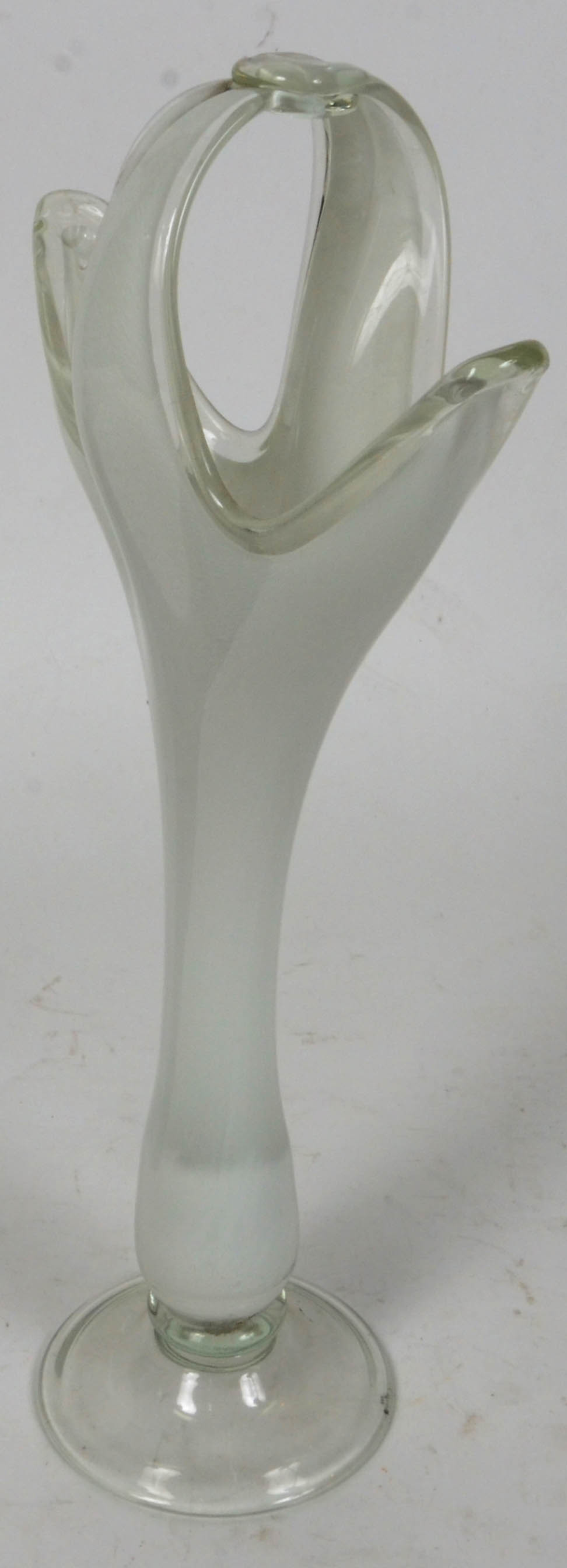 Jarra decorativa de murano branco - foto 3 de 3