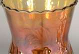 Par de vasos de vidro " casca de cebola", traba... - Par de vasos de vidro " casca de cebola", trabalhado em relevo.