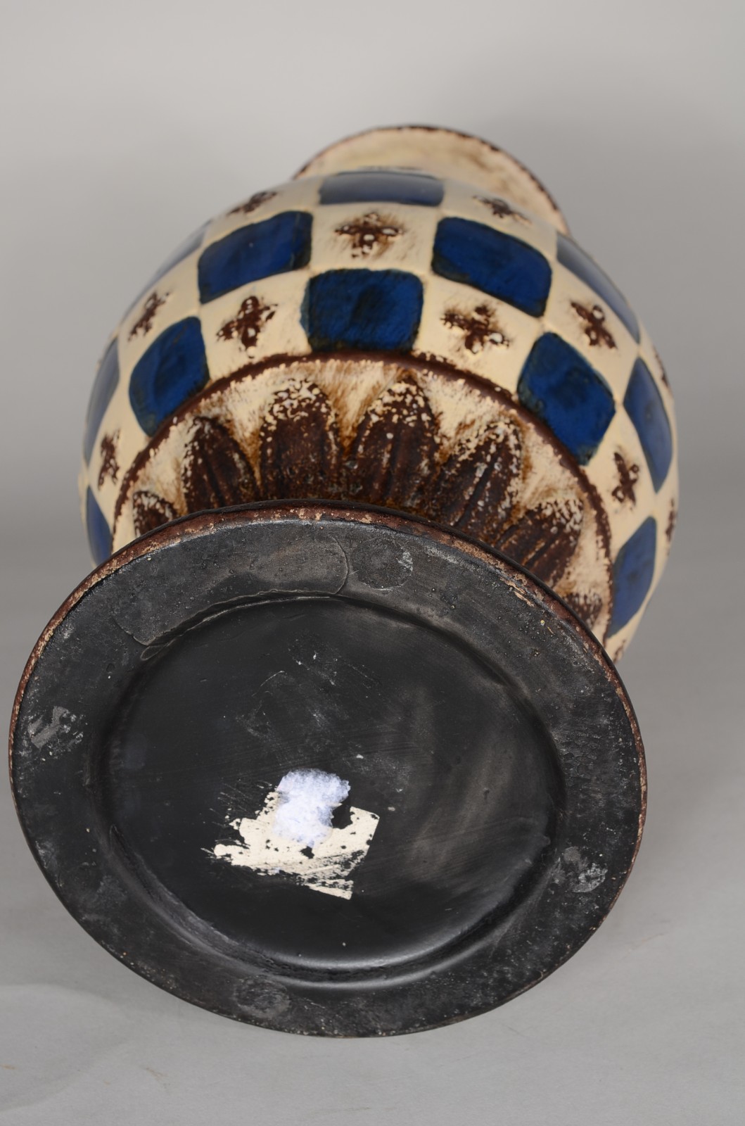 Vaso de cerâmica marroquina decoração geométrica e guirlandas em... - foto 6 de 6