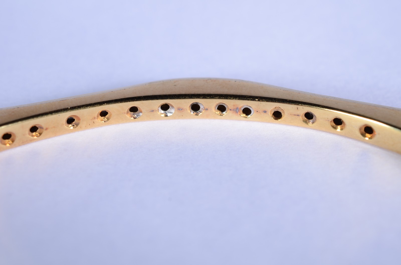 Pulseira de ouro 18 k., 13 brilhantes. (Por motivos de segurança a... - foto 8 de 8