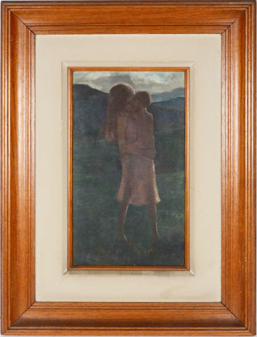 Percy Deane (1921-1993), Menina e irmão - foto 1 de 2