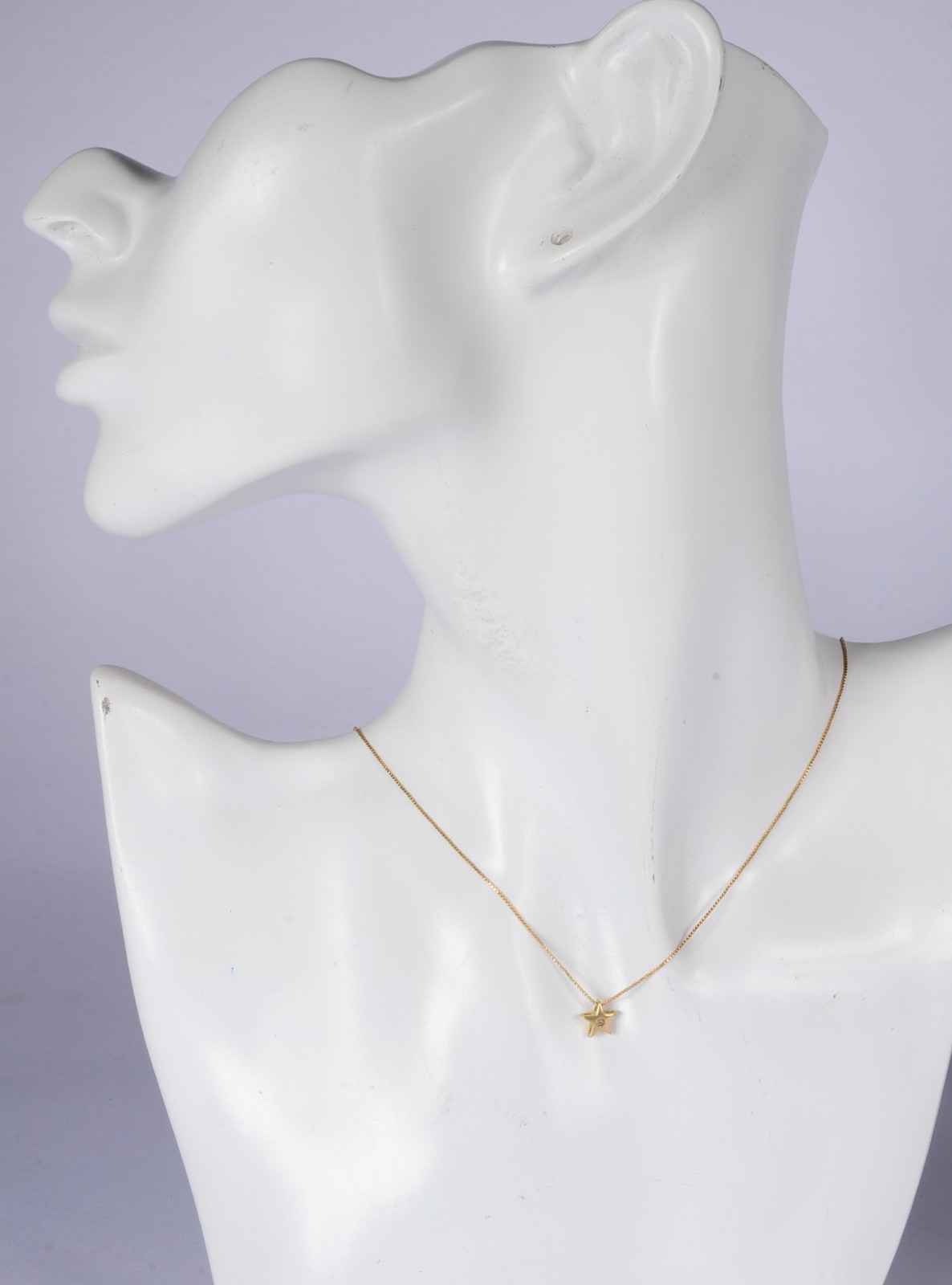 Colar de ouro 18 k., contraste 750 mls com pendente na forma de... - foto 7 de 7