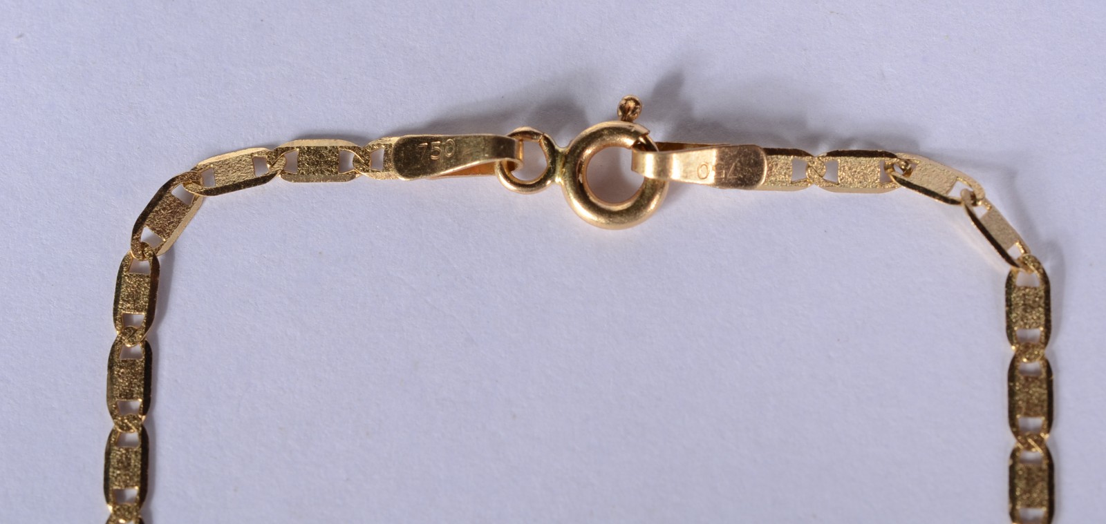 Pulseira de ouro 18 k., contraste 750 mls. (Por motivos de segurança... - foto 3 de 6