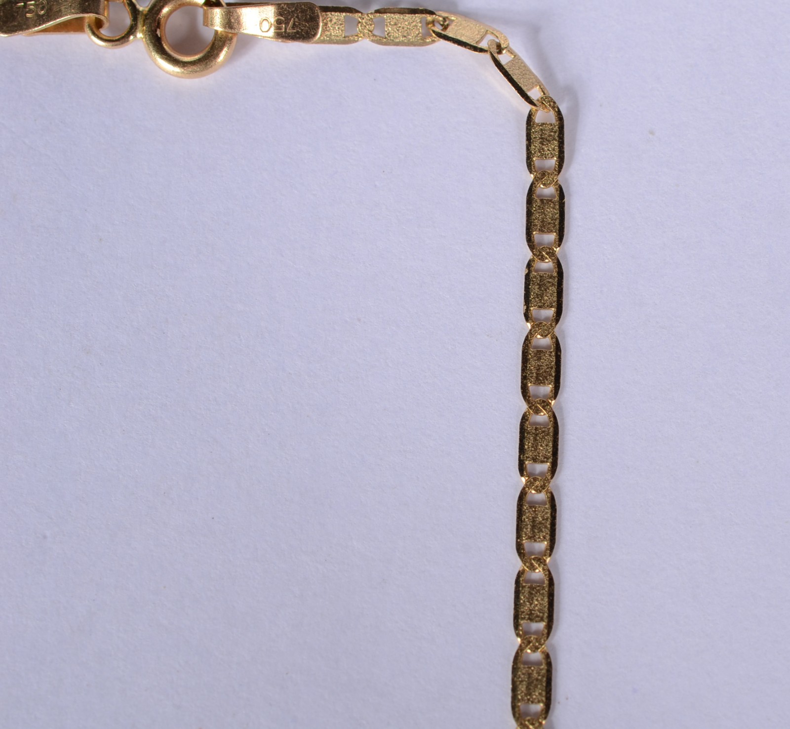 Pulseira de ouro 18 k., contraste 750 mls. (Por motivos de segurança... - foto 4 de 6