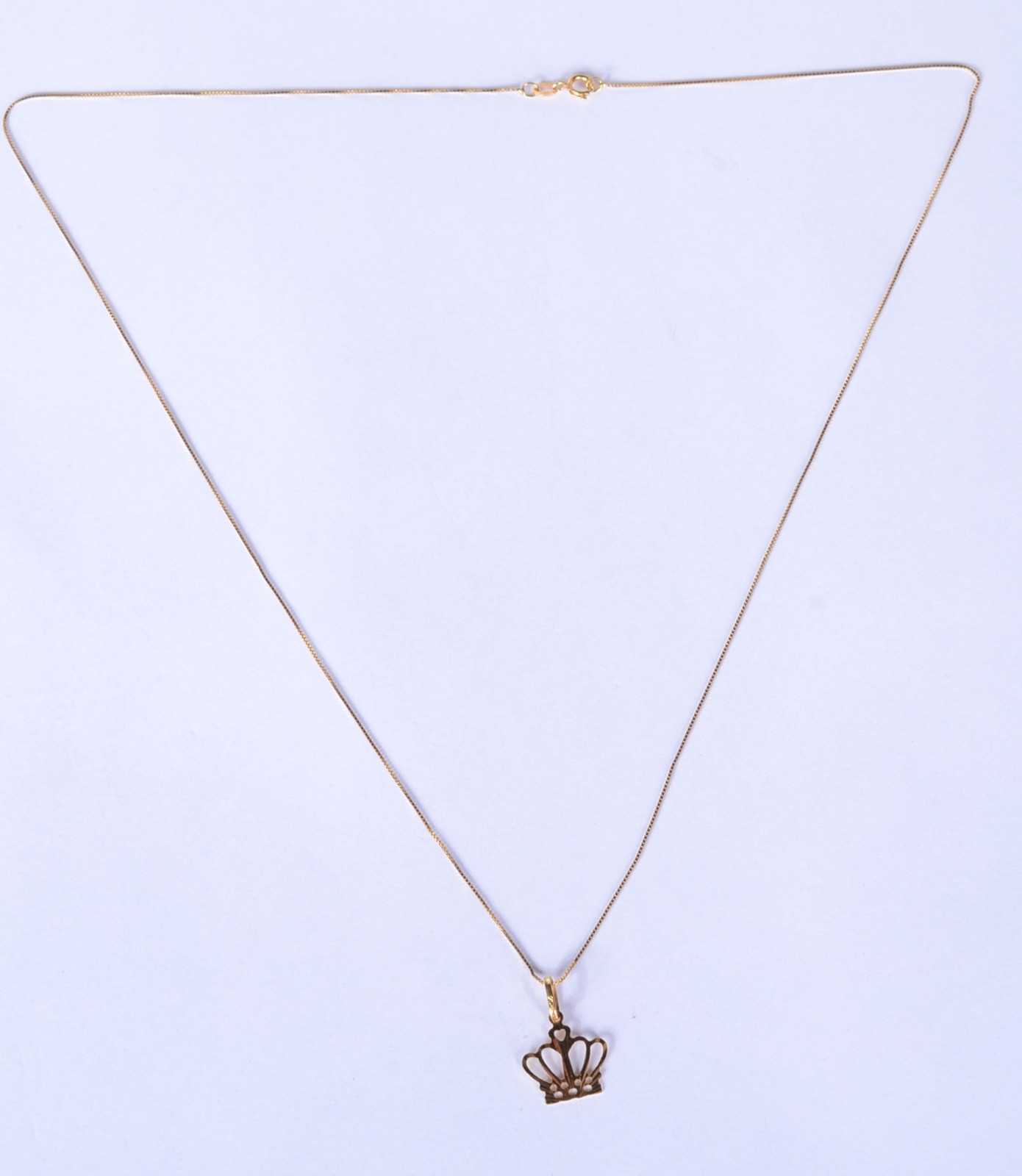 Colar de ouro 18 k., contraste 750 mls com pendente na forma de... - foto 2 de 5