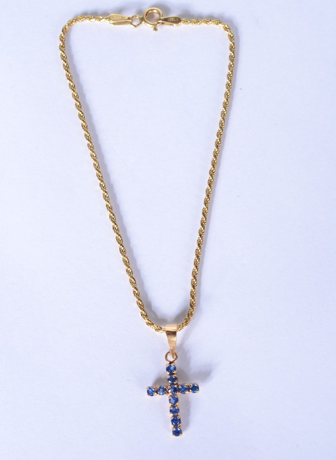 Pulseira de ouro 18 k., contraste 750 mls com pendente na forma de... - foto 2 de 5
