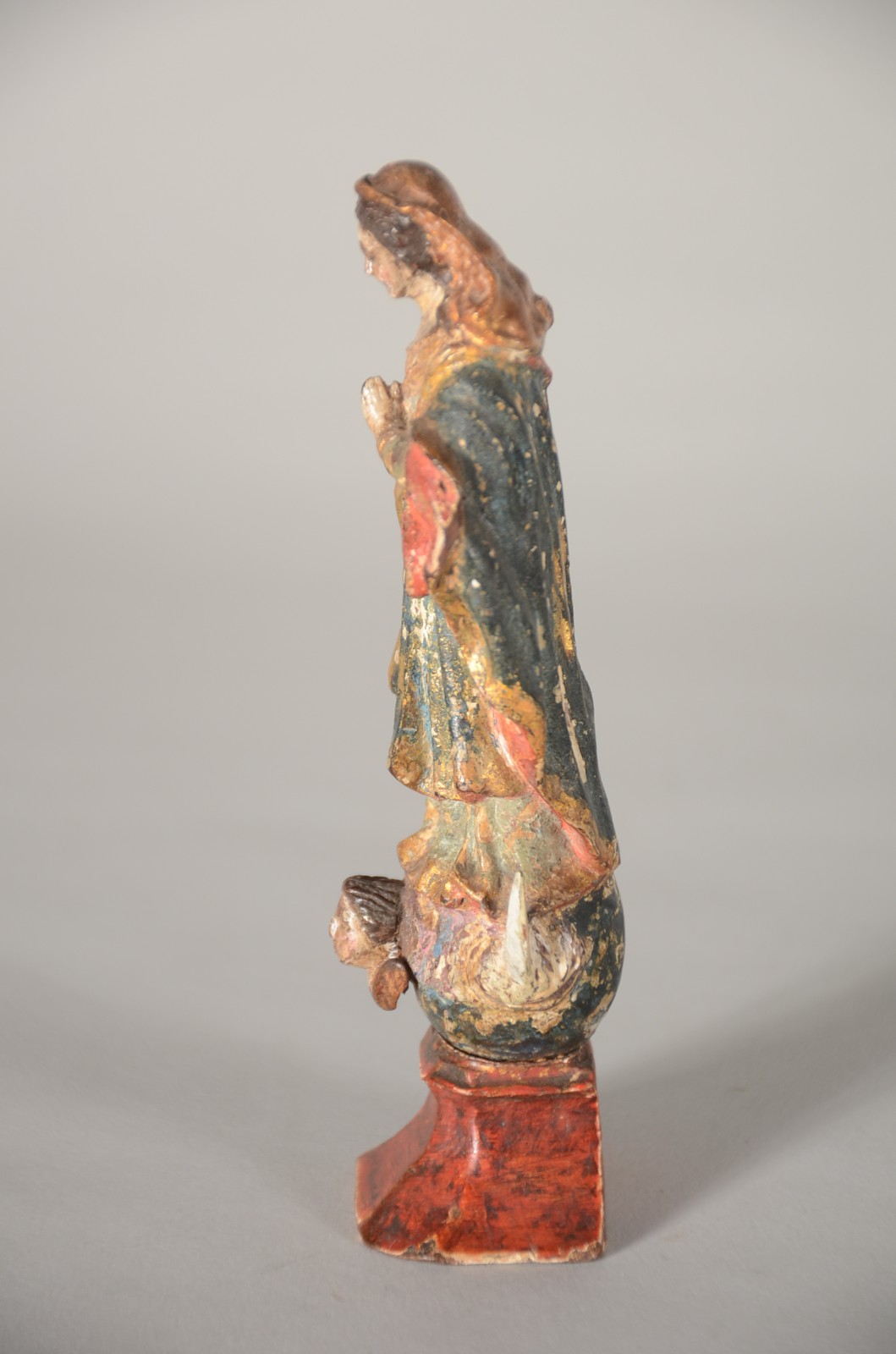 Nossa Senhora da Conceição - Antiga imagem de madeira entalhada e... - foto 3 de 6