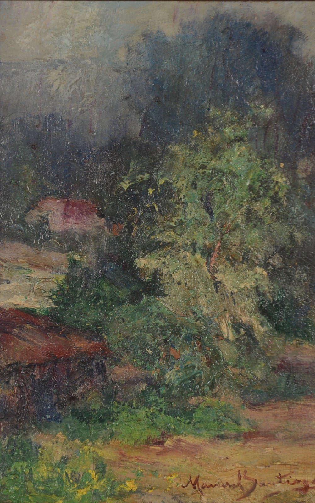Manoel Santiago (1897-1987), Paisagem com Casário - Cauterets - foto 1 de 5