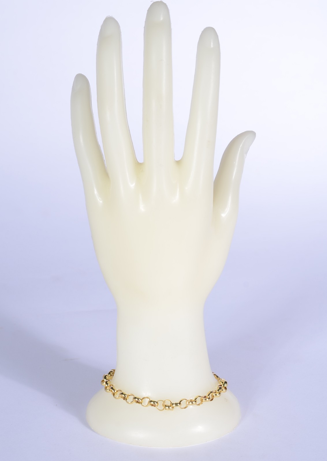 Pulseira de ouro 18 k., elos portugueses. (Por motivos de segurança a... - foto 4 de 4